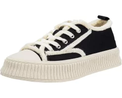 FitVille Classic Canvas Platform Sneakers Wide