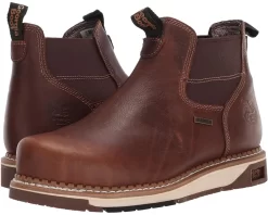 Georgia Boot AMP LT Wedge Steel Toe Waterproof Chelsea Work Boot